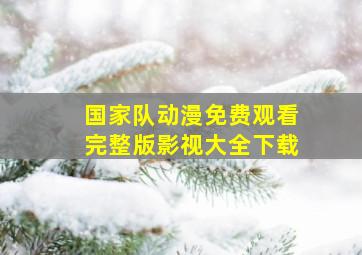 国家队动漫免费观看完整版影视大全下载