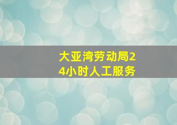 大亚湾劳动局24小时人工服务