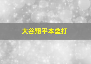 大谷翔平本垒打