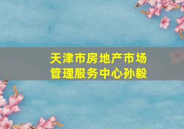 天津市房地产市场管理服务中心孙毅