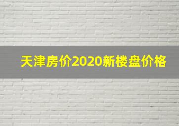 天津房价2020新楼盘价格