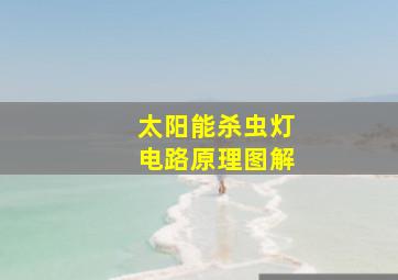 太阳能杀虫灯电路原理图解