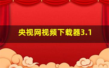 央视网视频下载器3.1