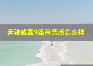 奔驰威霆9座商务版怎么样