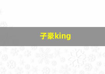 子豪king