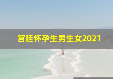 宫廷怀孕生男生女2021