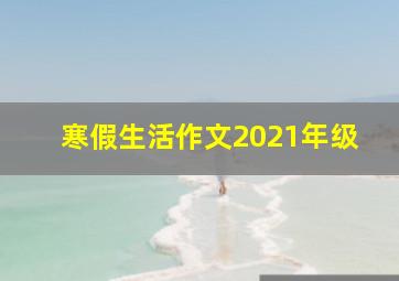 寒假生活作文2021年级