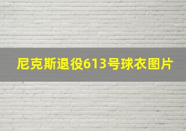 尼克斯退役613号球衣图片