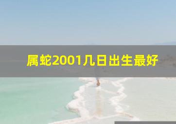 属蛇2001几日出生最好