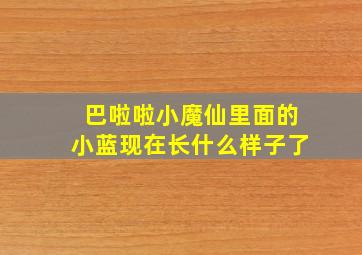 巴啦啦小魔仙里面的小蓝现在长什么样子了