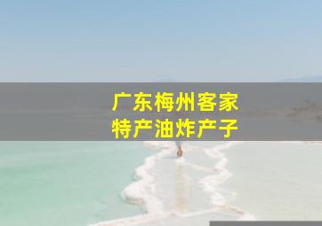 广东梅州客家特产油炸产子