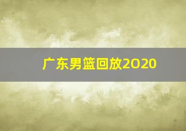 广东男篮回放2O20