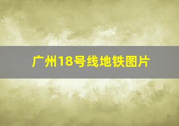 广州18号线地铁图片