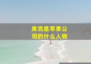 库克是苹果公司的什么人物