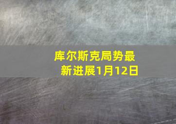 库尔斯克局势最新进展1月12日