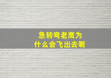 急转弯老鹰为什么会飞出去呢