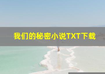 我们的秘密小说TXT下载