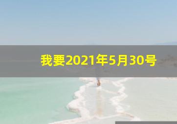 我要2021年5月30号