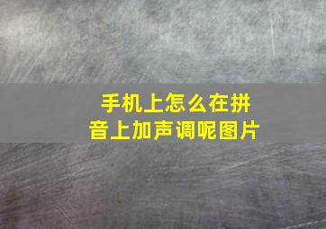 手机上怎么在拼音上加声调呢图片