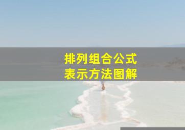 排列组合公式表示方法图解