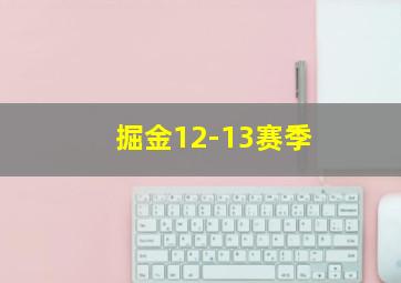 掘金12-13赛季