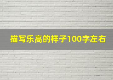 描写乐高的样子100字左右