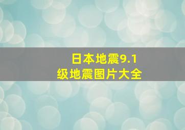 日本地震9.1级地震图片大全