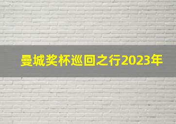 曼城奖杯巡回之行2023年