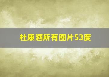 杜康酒所有图片53度