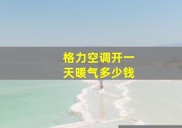 格力空调开一天暖气多少钱