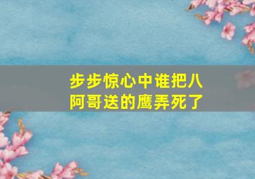 步步惊心中谁把八阿哥送的鹰弄死了