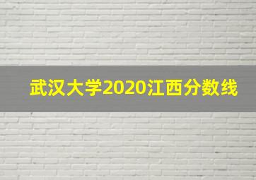 武汉大学2020江西分数线