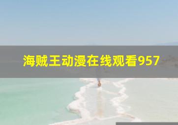 海贼王动漫在线观看957