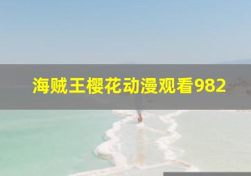 海贼王樱花动漫观看982