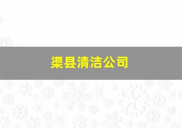 渠县清洁公司