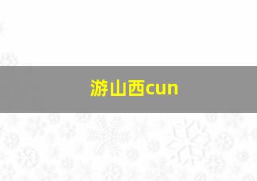 游山西cun