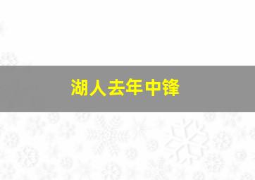 湖人去年中锋