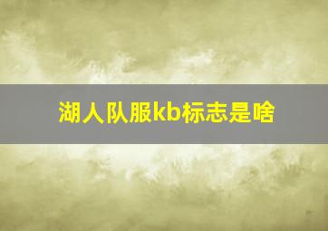 湖人队服kb标志是啥