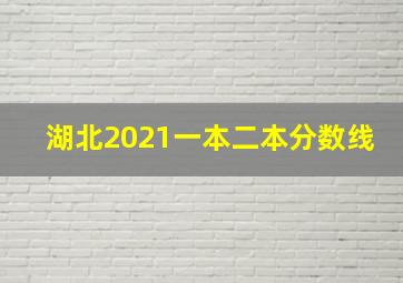 湖北2021一本二本分数线