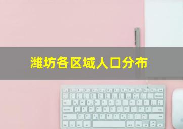 潍坊各区域人口分布