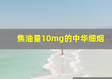 焦油量10mg的中华细烟