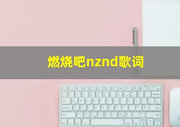 燃烧吧nznd歌词