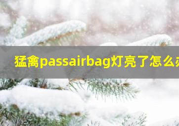 猛禽passairbag灯亮了怎么办