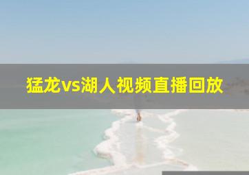 猛龙vs湖人视频直播回放