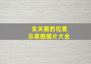 玄关画的位置示意图图片大全