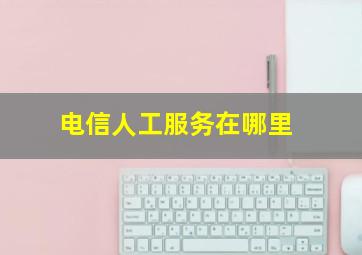 电信人工服务在哪里