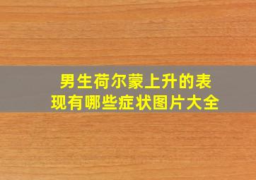 男生荷尔蒙上升的表现有哪些症状图片大全