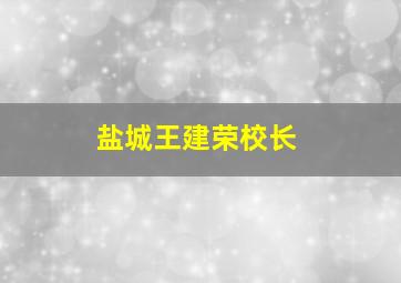 盐城王建荣校长