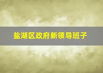 盐湖区政府新领导班子