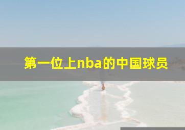 第一位上nba的中国球员